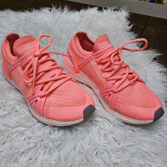 adidas Shoes - Stella McCartney Adidas Ultraboost 20 Uncaged Coral Running Shoes